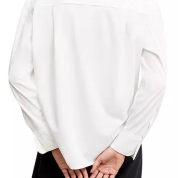 MM LaFleur Filomina Friday Shirt - Knit Poplin - Lg - NWT! - Picture 3 of 5